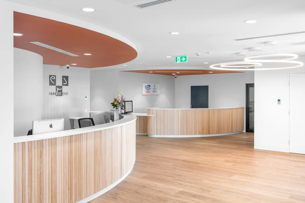 Hunter ENT clinic fitout project by Skelcon